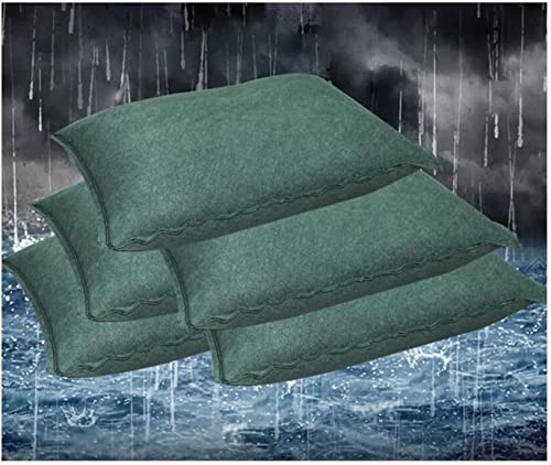Tapis absorbant réutilisable et barrière anti-inondation activée par l'eau