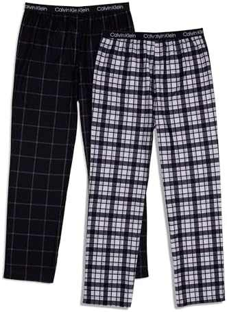Calvin Klein Kids Boys' Super Soft Brushed Micro Pajama Pant 2-Pack