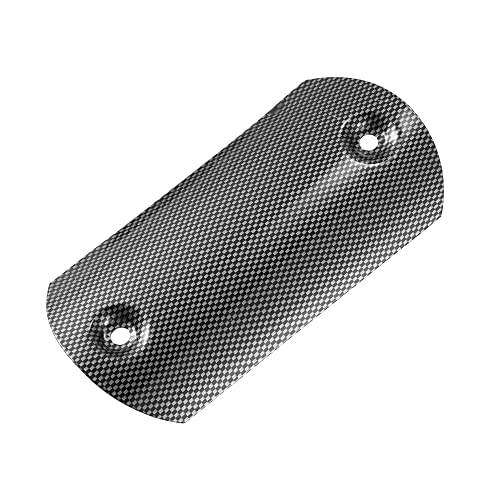 Protector térmico de tubo de escape universal de 5.63 pulgadas para moto en color negro