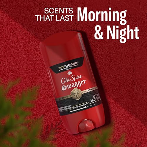 Old Spice Antiperspirant Deodorant for Men, 24/7 Sweat & Odor Protection, 24/7 Lasting Freshness, Invisible Solid, Swagger with Cedarwood Scent, 3.4 oz - image 9