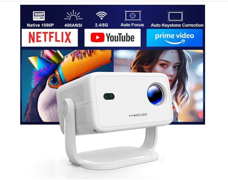 Android 13 Proyector 4K Soportado con Oficiales Diversas TV Apps,...