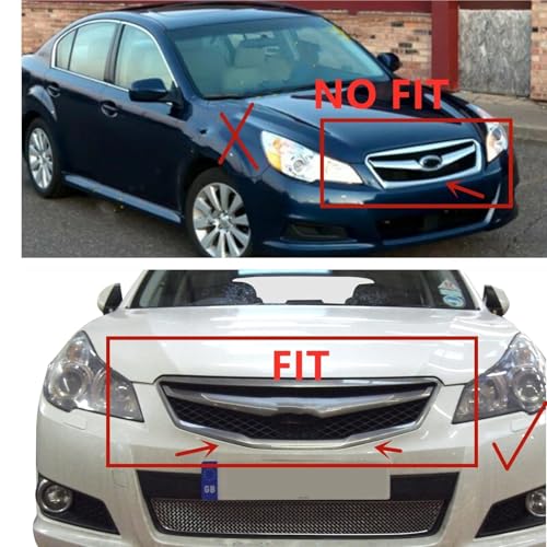 Parrilla delantera Subaru Legacy 2010 kit parachoques superior 5