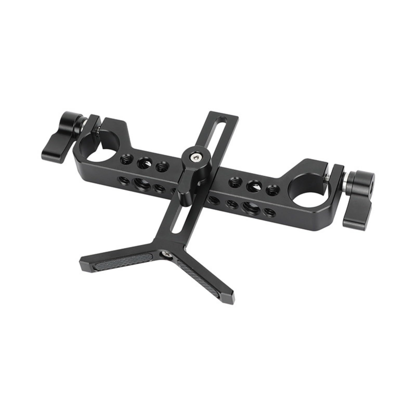 Supporto per obiettivo fotocamera con staffa di supporto per morsetto da 19 mm per proteggere i kit di spalla per la fotografia