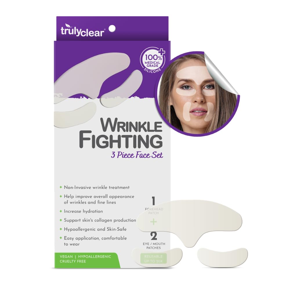 Expression Line Smoothing, Medical-Grade Silicone for Overnight Wrinkle Reduction & Anti-Aging Hydration, Beautify Brow Lift Forehead Anti-Wrinkle Patch - 20X Reusable