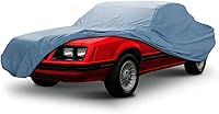 Vista 33 de iCarCover Funda Premium para Automóvil para Ford Mustang Coupe Convertible GT Mach 1 Saleen Fastback SOV 1979-2004, de Servicio Pesado, Impermeable
