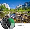 NEEWER 58mm Filtro CPL con Copriobiettivo, Filtro Polarizzatore Circolare Ultra Sottile, Rivestimento Nano, Vetro Ottico HD per Lente Fotocamera, Riduce Riflessione e Abbagliamento, Aumenta Contrasto