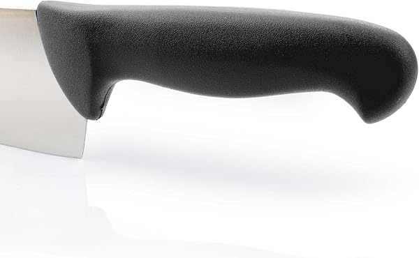Arcos Cuchillo Chef con Hoja Acero Inoxidable Nitrum 200 mm. Cuchillo Cocina Profesional multipropósito. Mango ergonómico Polipropileno. Serie 2900. Color Negro. - 5