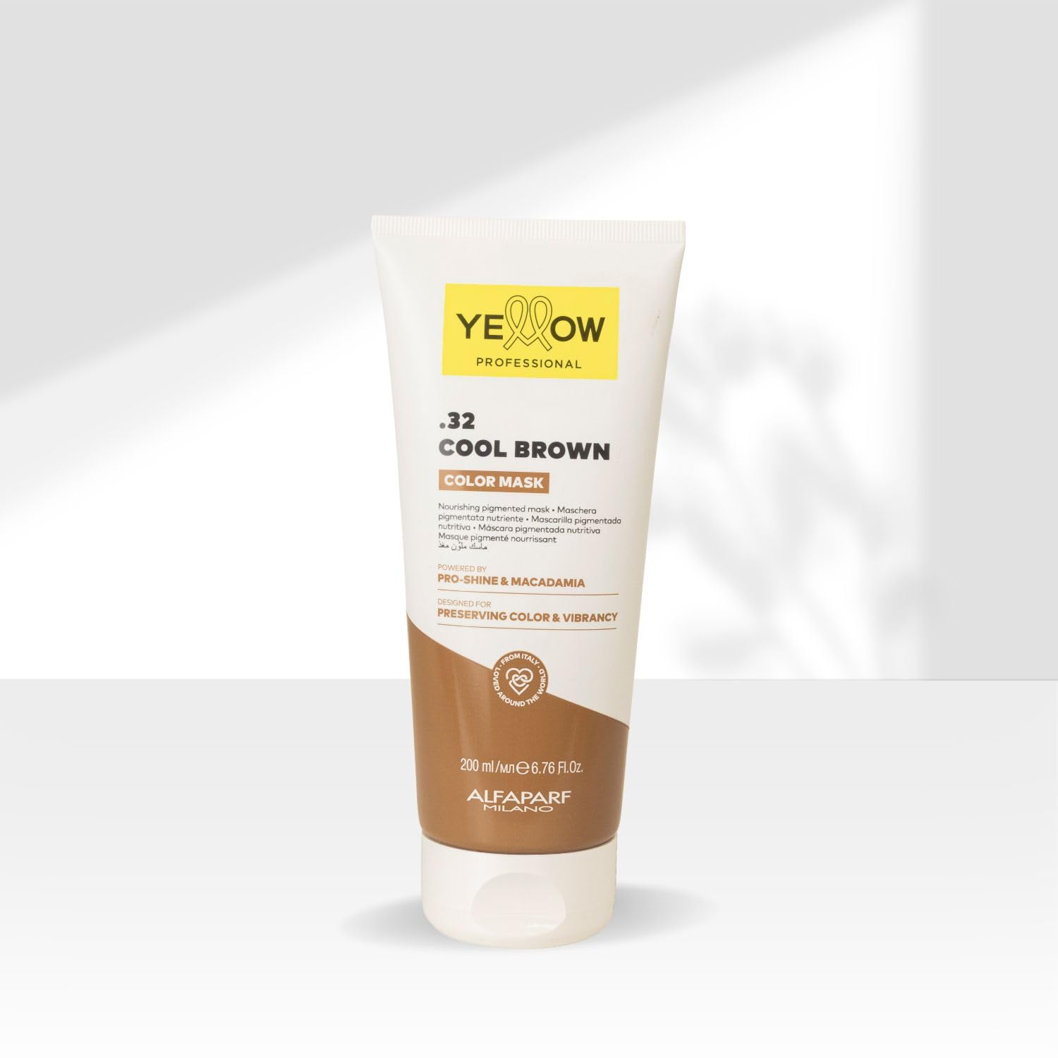 Yellow Professional Color Mask .32 Cool Brown 200ml