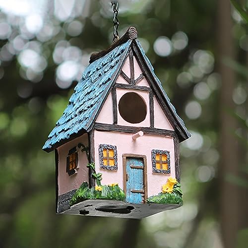 Maison colibri résine imperméable et résistante pour jardin extérieur
