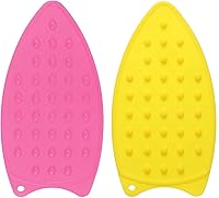 Vista 18 de HARFINGTON 2 almohadillas de silicona para planchar multiusos, resistente al calor, placa de descanso de hierro para tabla de planchar, resistente