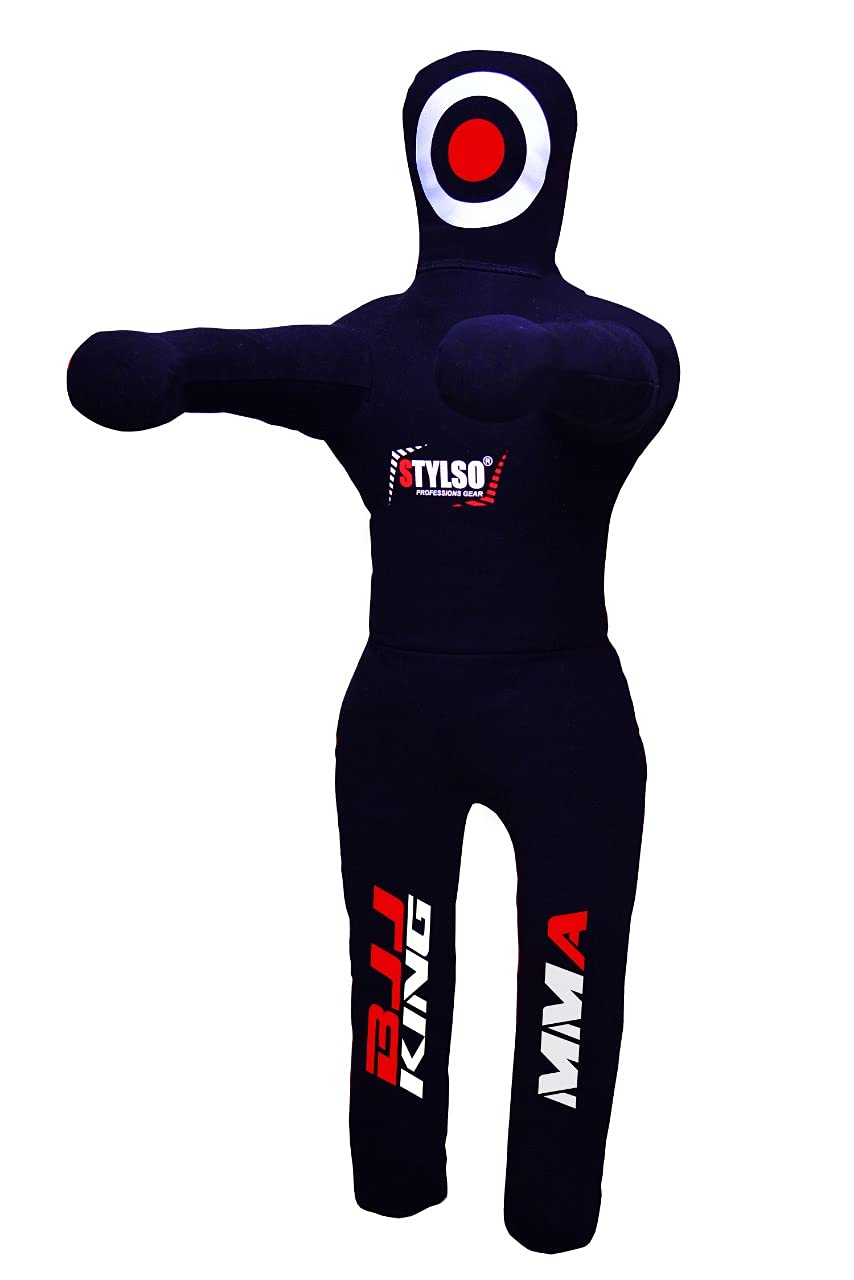 Stylso Wrestling Dummy Grappling Dummies - Size: 6ft Jiu Jitsu Dummy BJJ Buddy MMA Dummies Judo Kara