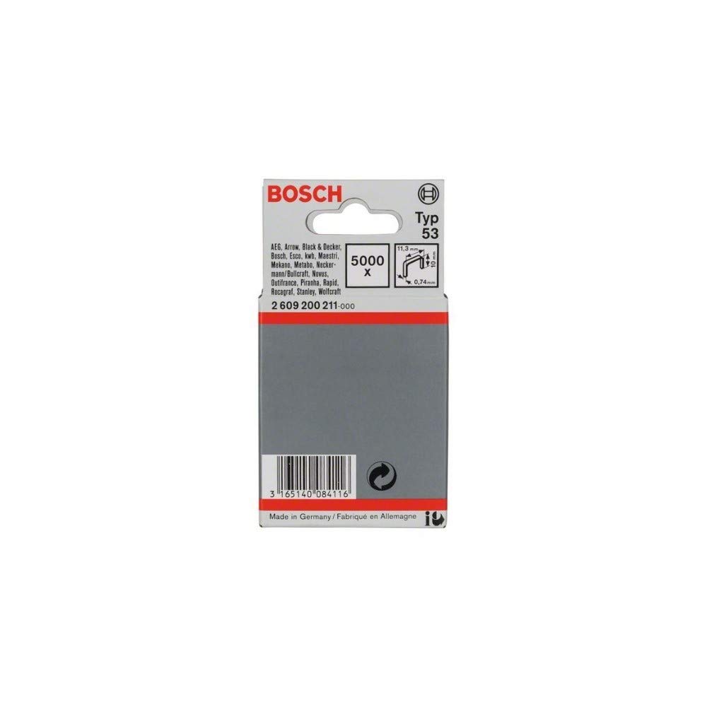 Bosch 5000x Agrafes à fil fin (Longueur 10 mm,)