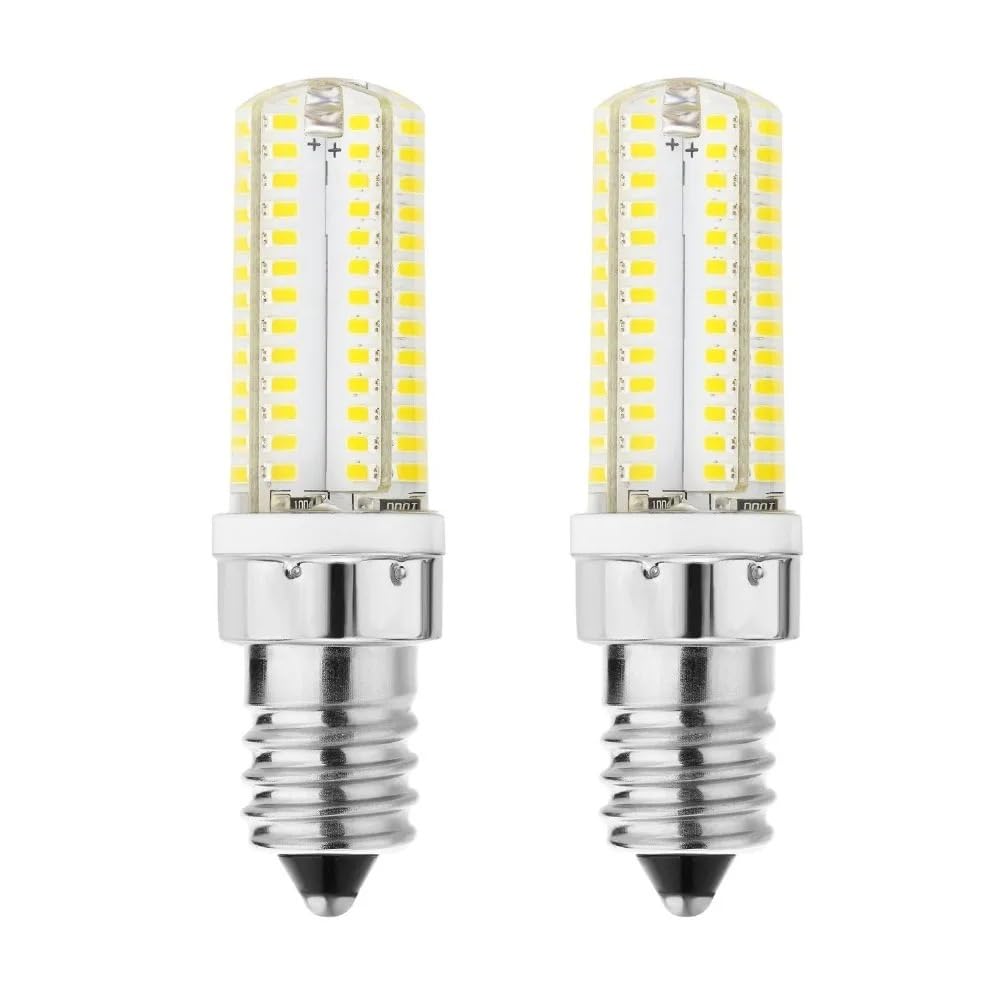 NXCVBNKZJ KJXP Lighting, Pack of 10, LED Corn Lights AC220V E14 104-SMD 5W LED Light Bulbs Not Dimmable(White)