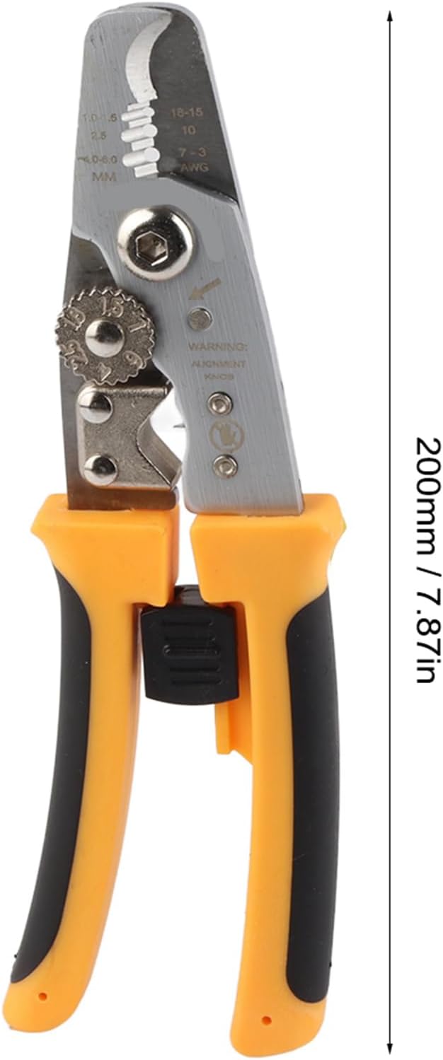 Electrician Pliers, Electrician Pliers Multitool, Alloy Steel Electrical Wire Cutters Stripping Trimming Pliers Insulated for Electricians