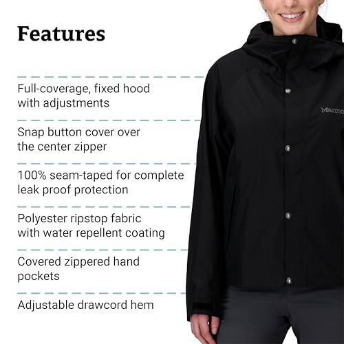 Image of MARMOT Women's Cascade Durable & Waterproof Rain Jacket