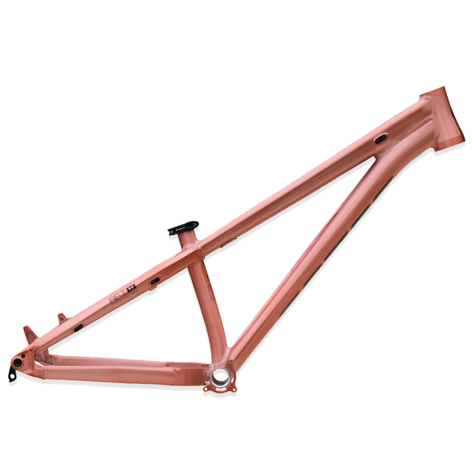 Dirt Jump-Fahrradrahmen 26-Zoll-Mountainbikes Hardtail-Rahmen Scheibenbremsrahmen Aus Aluminiumlegierung Steckachsen-Boost 12 X 148 Mm Interne Führung(Rose Gold) Sport & Freizeit