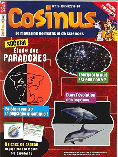 Cosinus N 179 Special Paradoxes Fevrier 2016 Cosinus N 179 Special Paradoxes Fevrier 2016