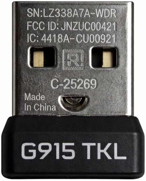 USB Dongle Keyboard Receiver Adapter Replacement for Logitech G915 /G915 TKL Wireless Mechanical Gaming Keyboard (G915 TKL)