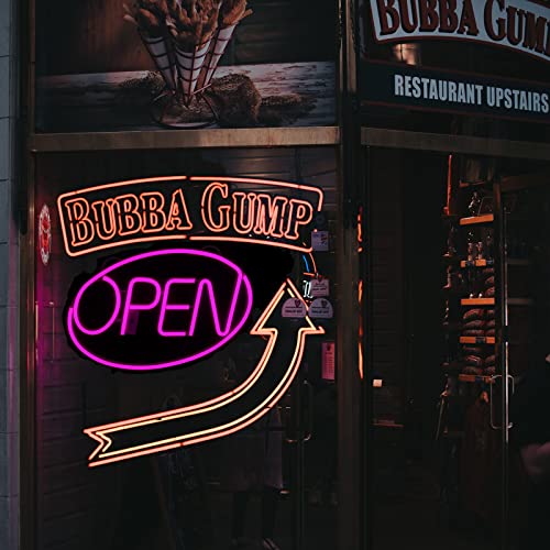 Amevrgths Open Neon Led Sign Light For Business Window, 8 Led Lighting Modes, 16"X 10", Battery/Usb Powered With Remote Control Adjustable Brightness For Door Sign Birthday Party Christmas (Pink) #TOP2