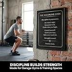 The Discipline Code Stoic Motivational Wall Art - 11x14 Office Wall Art for Men - Masculine Home Decor, Rules of Success Poster - Inspirational Manifesto for Executive Office, Business & Study - Unframed - Image 5
