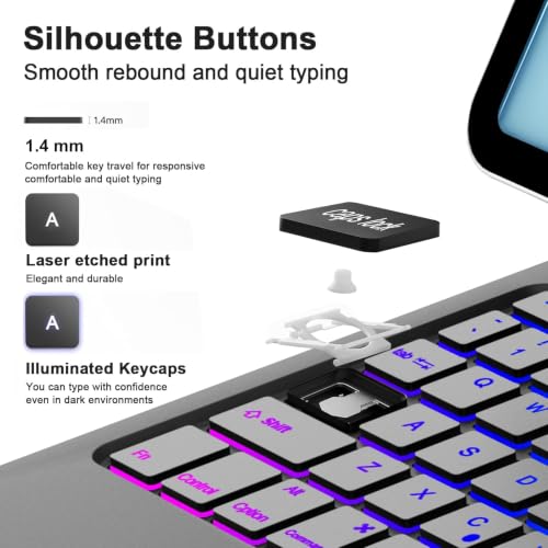 Image of Magic Keyboard Case for iPad Air 13 (M3 /M2)&iPad Pro 12.9 (6th /5th /4th /3rd)