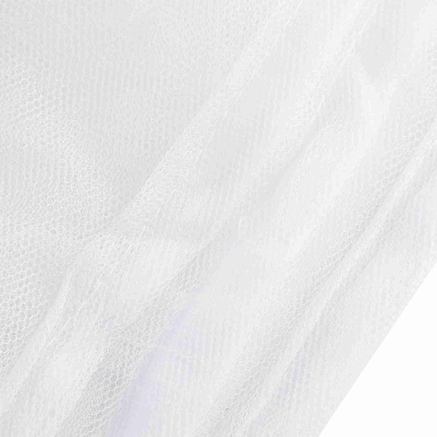 Net Bed Canopy, Bed Canopy,4 Corner Post Bed Canopy Net Full Queen King Size Bedding Prevent Biting Files Elegant Bedroom Sleep White Black (White)