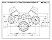 ICT Billet BBC Power Steering Pump Bracket - Electric Water Pump Billet Big Block Chevy 454 551421