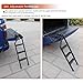 126CM Universal Tailgate Rotary Ladder Suitable Compatible For Pickup Truck Car Rear Door Ladder Tailgate Folding Ladder Auxiliary
