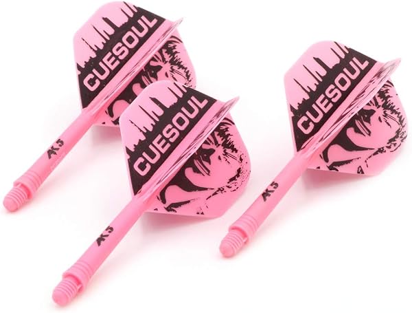 CUESOUL Rost Cañas integradas de Dardos y Plumas de Dardos de Forma estándar, Juego de 3 Piezas - 4