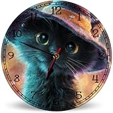 Cadeau unique : un choix parfait pour un cadeau de Noël, de fête des enfants, de mariage, de fête des mères, de fête des pères, d'anniversaire, de vacances, etc. Partagez cette belle horloge murale avec ceux que vous aimez.