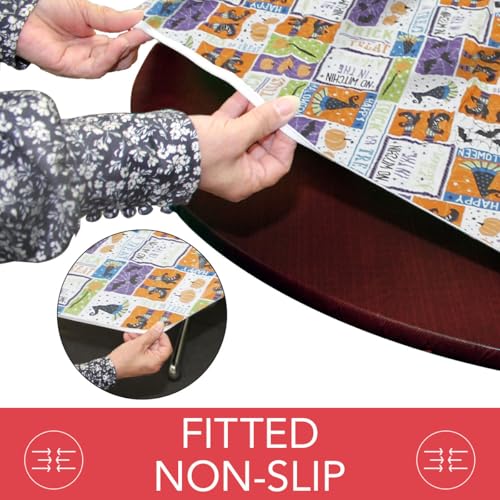 image for Covers For The Home Deluxe Elastic Edged Flannel Backed Vinyl Fitted T