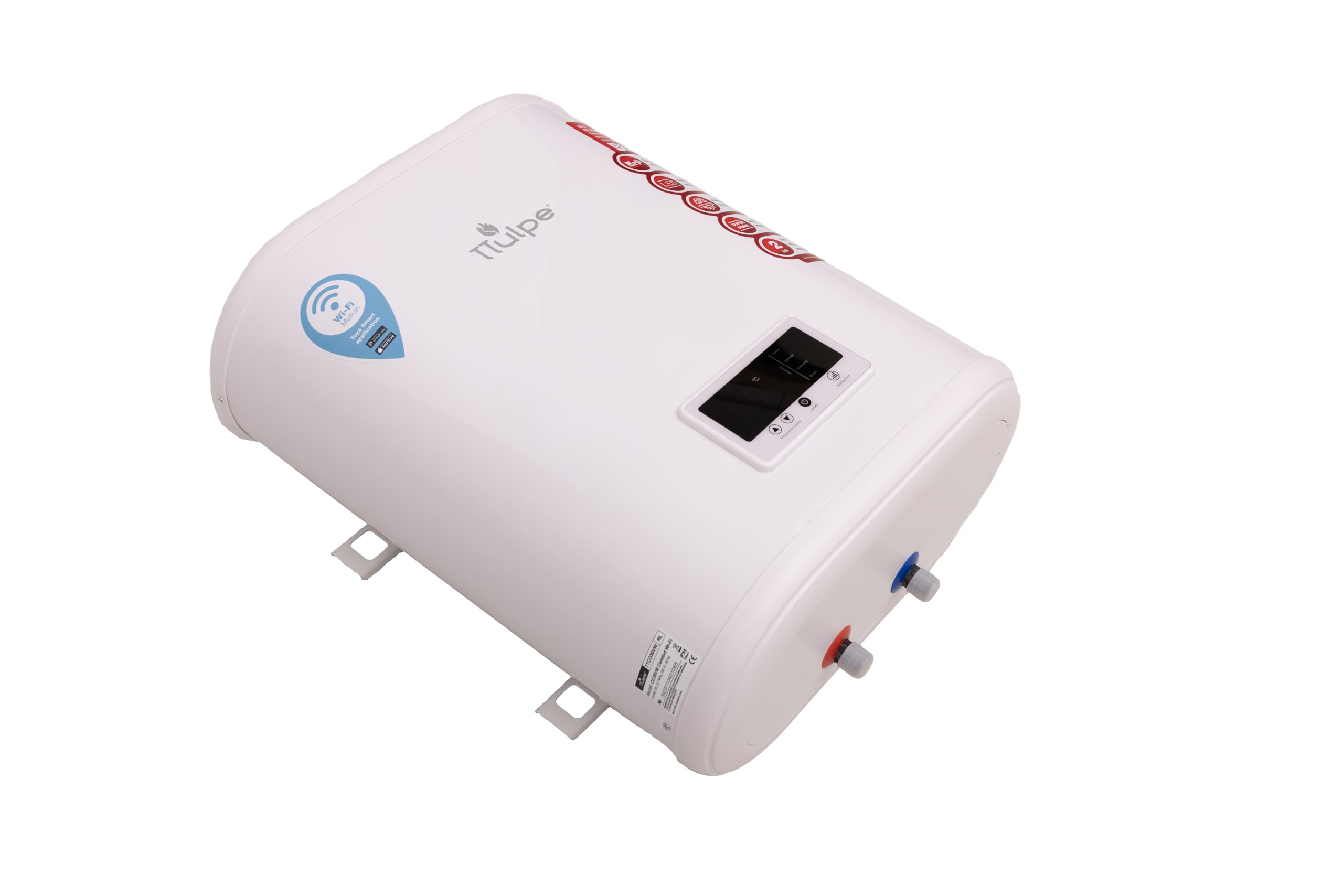 Chauffe-eau plate Comfort 30 V 30 l - Wifi vertical, réservoir d’eau chaude électrique 30L Plat