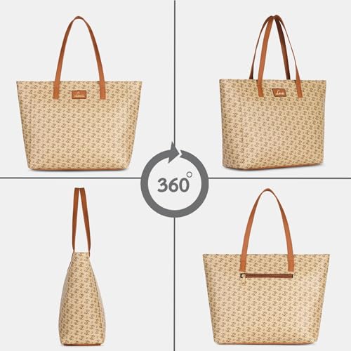 Image of Lavie Women's Miranda Monogram LL Print Tote Bag | Ladies Purse Handbag