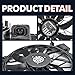KELOKE Engine Radiator Cooling Fan Assembly Compatible with 2005-2014 Mercedes-Benz E320, E63 AMG, S350, S550, S600, S63 AMG, S65 AMG, CLS63 AMG, CL550, CL600, CL63 AMG, CL65 AMG, Replace 211500229380