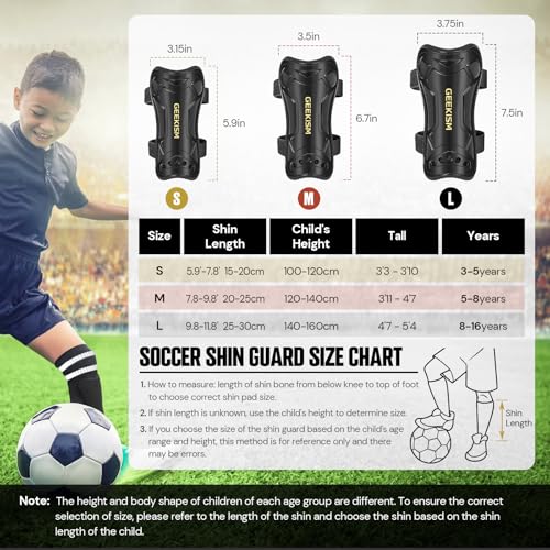 Soccer Shin Guards for Youth Kids Toddler, Protective Soccer Shin Pads & Sleeves Equipment - Football Gear for 3 5 4-6 7-9 10-12 Years Old Children Teens Boys Girls2