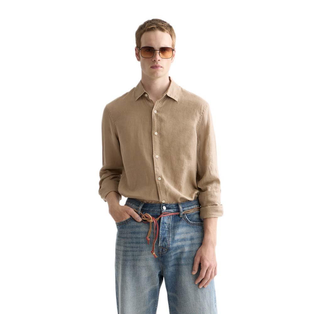 Scotch & Soda Men's Linen Ls Shirt, Amphora 260, L
