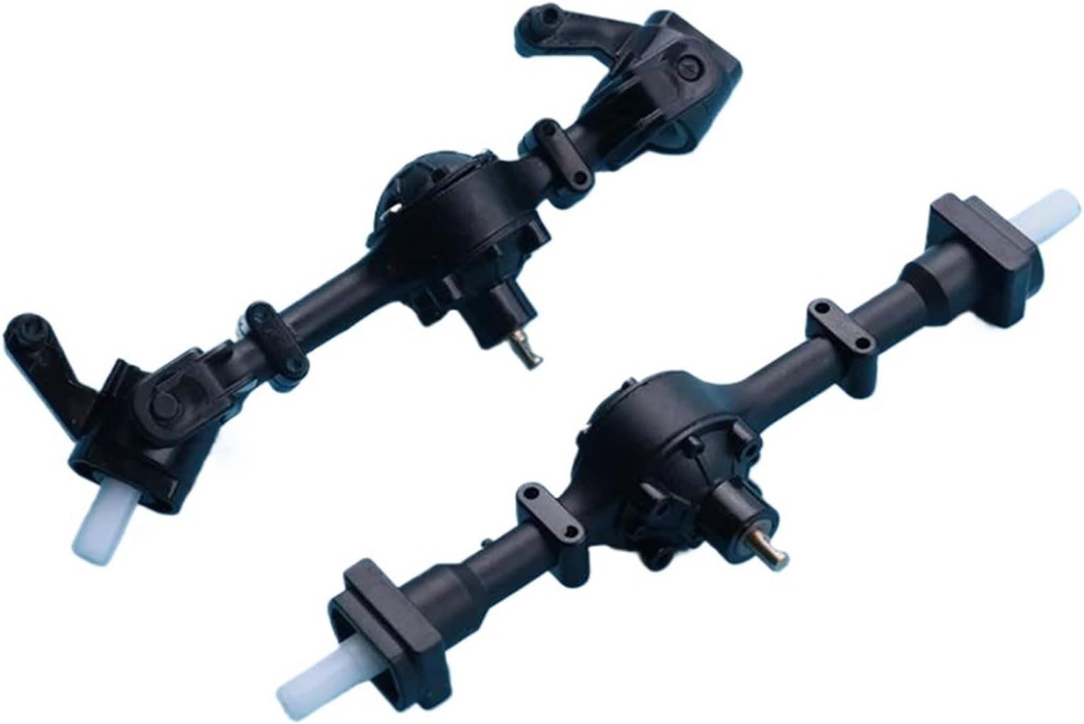 RC Vehicle Axles Compatible With WPL For B1 B14 B24 C14 C24 C34 C44 2Pcs Metal Gear Front And Rear Axle Set 1/16 RC Car Spare Parts Accessories
