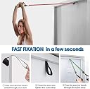 Ajro Deal 2 Pieces Exercise Handles Cable Machine Attachments Resistance Bands Handles Grips Fitness Strap Stirrup Handle Cable Attachment for Yoga Exercise Workout Gym Resistance Training gallery image