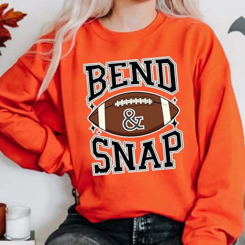 Bend and Snap Football Sweatshirt Game Day Sweatshirt Football Fan Gift4