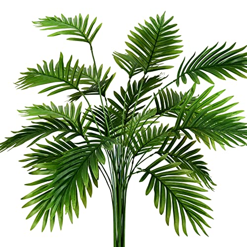 Stunning Home Decor with Artificial Flora 14 Artificial Palm Tree Plants, Faux Tropical Palm Tree Leaf, Artifi...