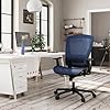 ELABEST Mesh Office Chair,Ergonomic Computer Desk Chair,Sturdy Task Chair- Adjustable Lumbar Support & Armrests,Tilt Function,Comfort Wide Seat,Swivel Home Office Chair (Blue)