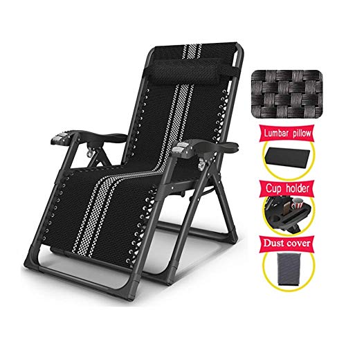 Chaise longue inclinable Zero Gravity en acier et textoline - 2