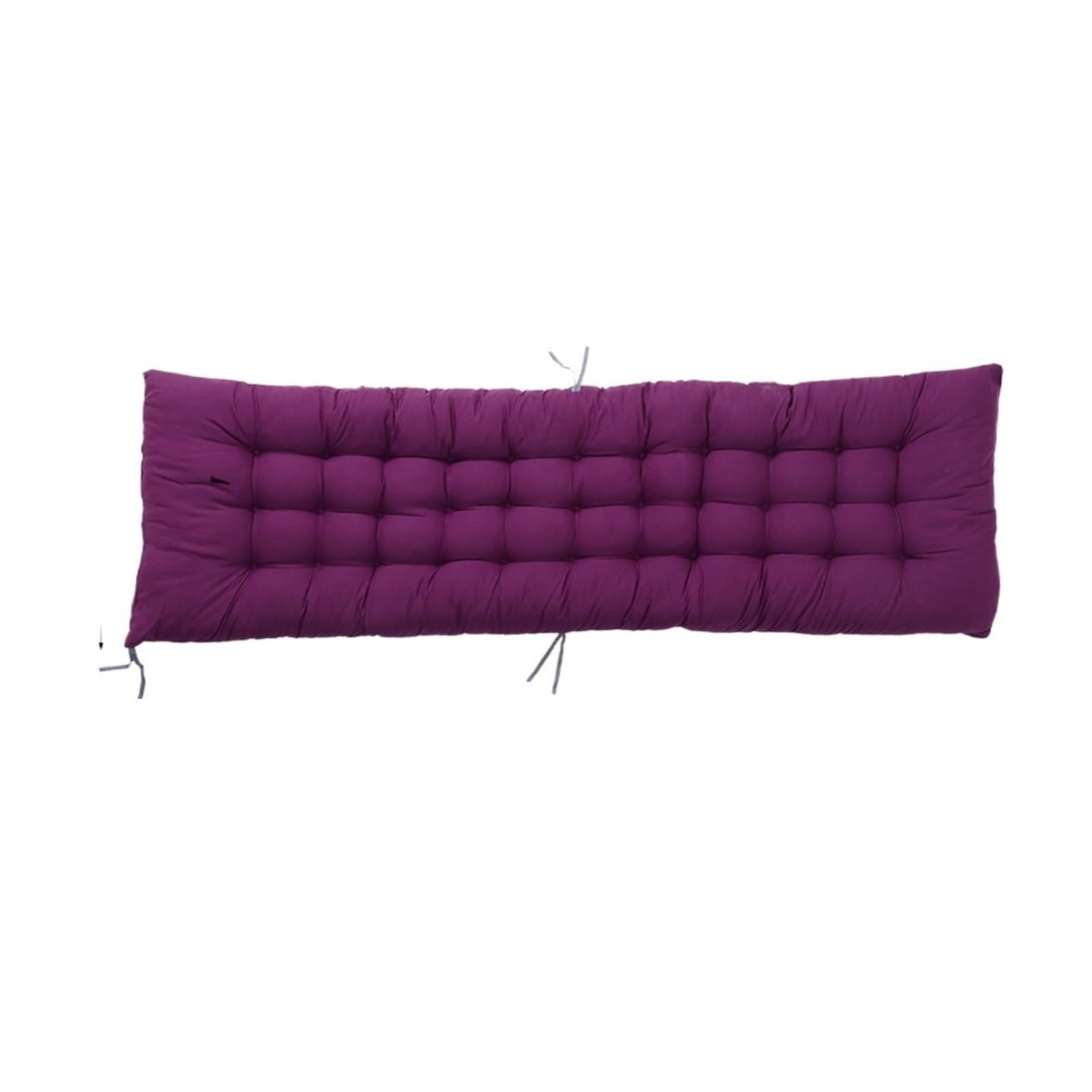 QAUUCP Bench Pad Cushion Outdoor Chair Cushions Sun Lounger Cushion Pad Garden Recliner Seat Pads(Purple)