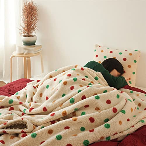 Couverture canapé polaire multicolore pour cocooning et soirées d'hiver - 3