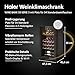 Haier Weinkühlschrank 50 SERIE 3 HWS34GGH1 I Weinklimaschrank für 34 Flaschen I Moderner Wine Fridge mit UV-Glastür & 5 Holzregalen I Wine Cooler mit Wi-Fi & Touch-Display I Vibrationsarme Lagerung