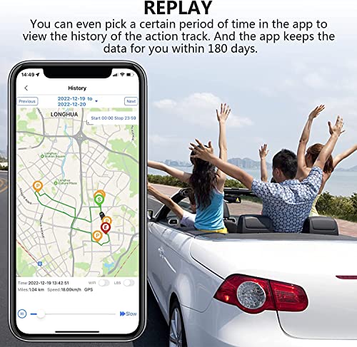 Image of 4G Real Time Mini Portable Magnetic GPS Tracker Wireless with 7 Days Battery Backup & Live Tracking Through App for Car, Bike, Kids, Pets