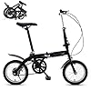 Mini vouwfiets, heren dames opvouwbare fiets + 14 inch buitenfiets, voor stadsvouwbare compacte fiets Urban Commuter