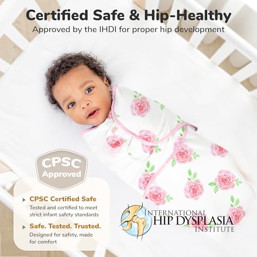 Image of Mama Cheetah Baby Swaddle Sack, Organic Swaddle Blanket, Newborn Swaddling Sleep Sacks, Adjustable Infant Swaddle Wrap, Easy Swaddles for Boy Girl 0-3 Month, Love You, 3-Pack