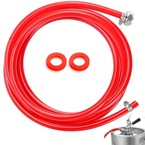 Robinet fût Sankey rouge 3m brassage maison Kegerator Cornelius CO2 - 2