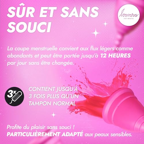Coupe menstruelle caoutchouc naturel Loovara sans silicone
